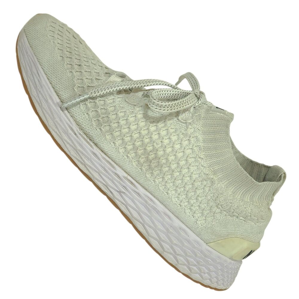 NOBULL Knit Runner Mens Size 11 White Ivory Gum Athletic Training Running Shoes
